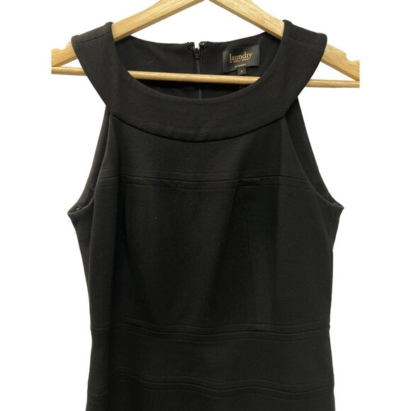 Laundry by Shelli Segal Black Sleeveless Sheath Pencil Dress - Picture 2 of 8